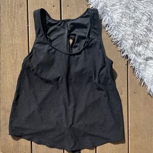 Kona Sol Swimwear from Target Black Open Back Tankini Swim Top Size Medium